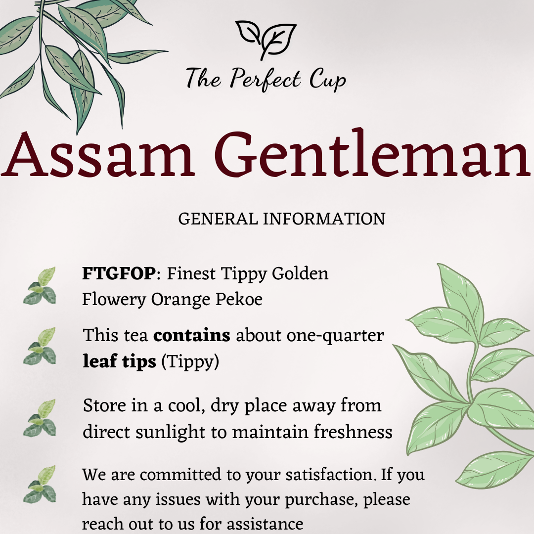 Assam Gentleman FTGFOP - Black Loose Leaf Tea
