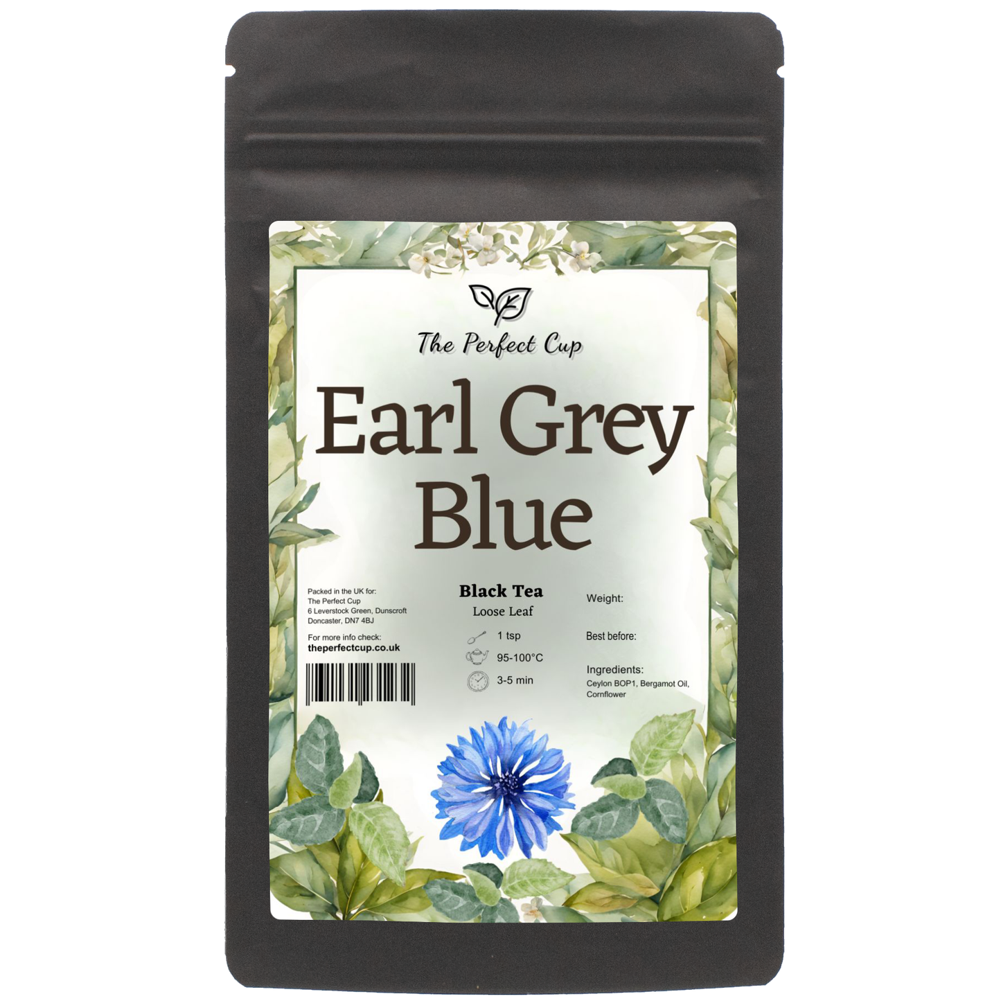 Earl Grey Blue - Black Tea Loose Leaf
