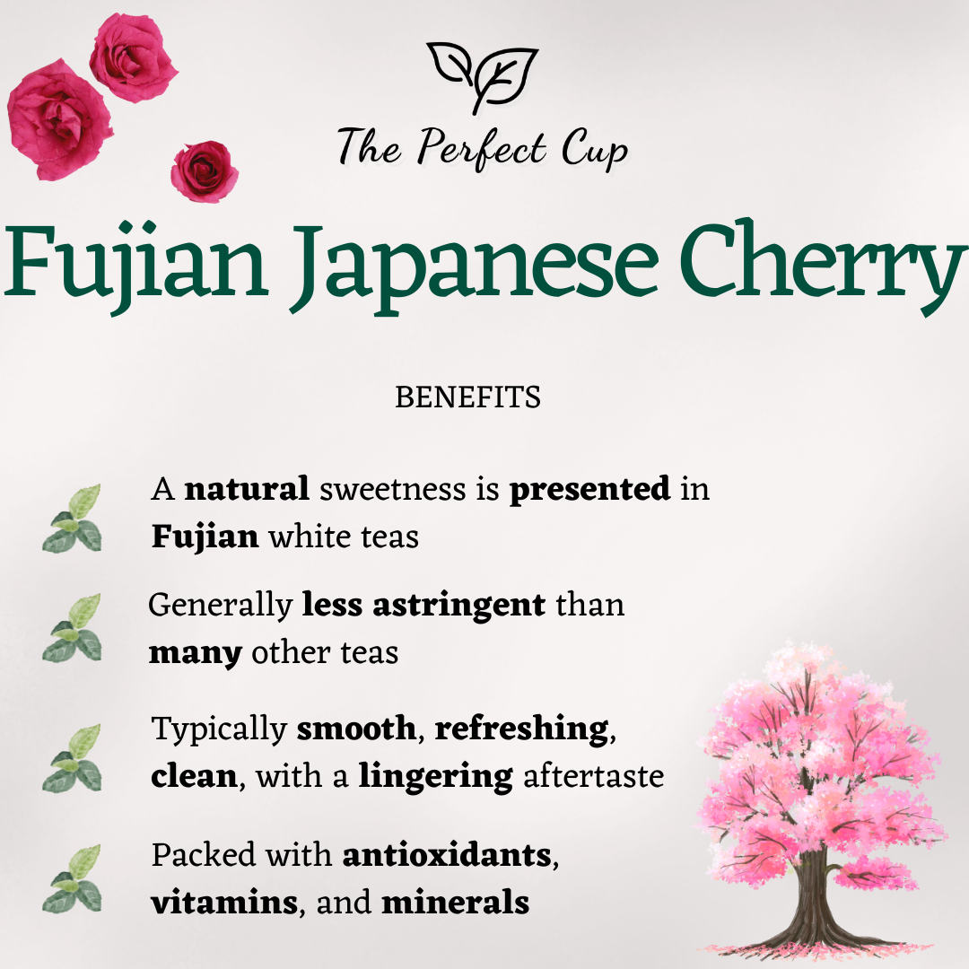 Fujian Japanese Cherry - White Loose Leaf Tea