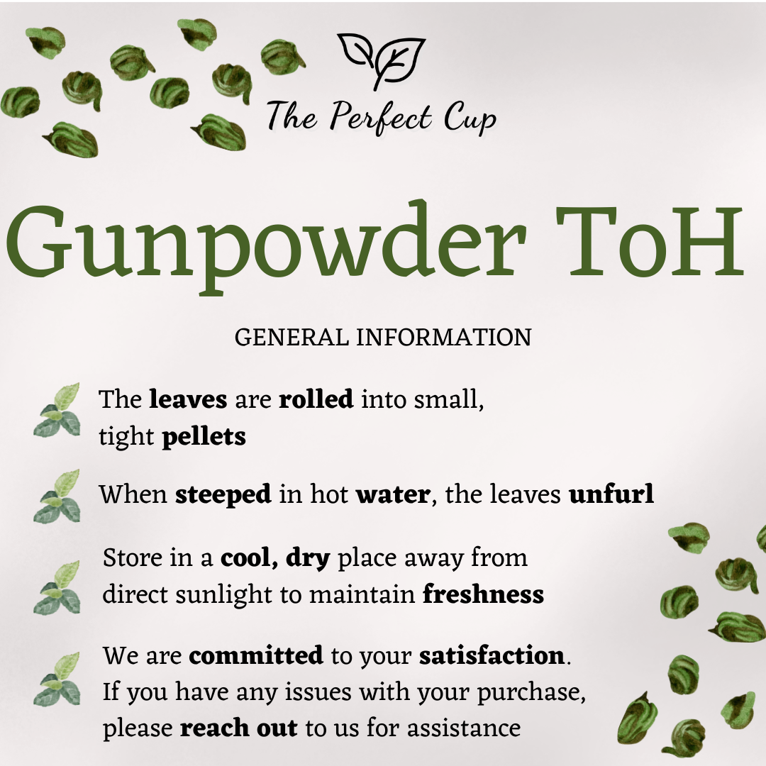 Gunpowder Temple of Hunan - Loose Leaf Green Tea