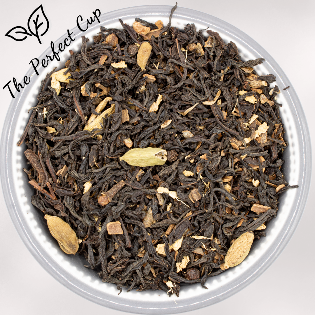 Masala Chai - Supreme Quality Blend of Loose Leaf Black Tea and Spices
