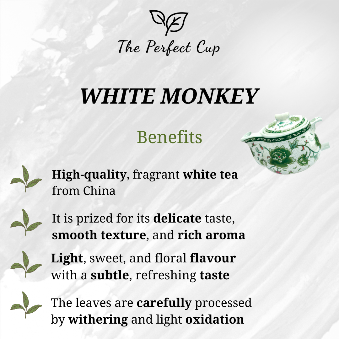 White Monkey (Bai Mao Hou) - Premium Chinese White Tea