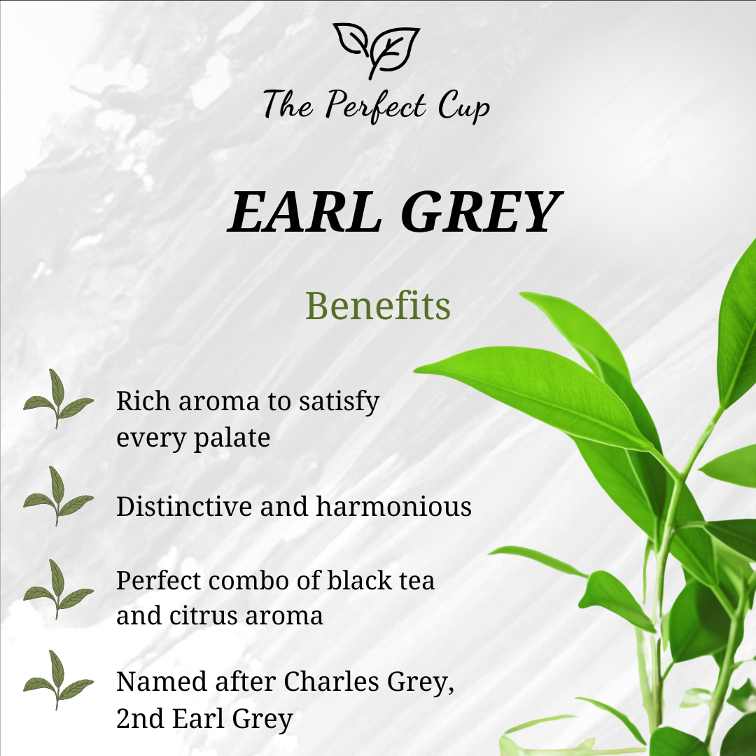 Earl Grey Rose and Lemon - Black Loose Leaf Tea