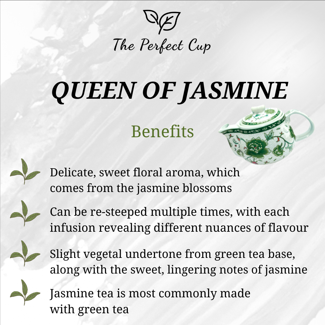 Queen of Jasmine - Premium Chinese Loose Leaf Green Tea
