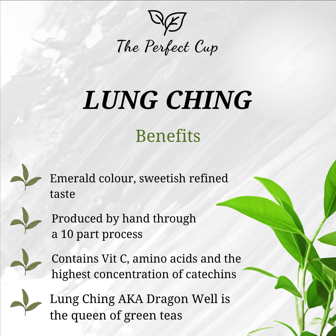 Lung Ching (Imperial Dragon Well Long Jing) - Premium Loose Leaf Green Tea