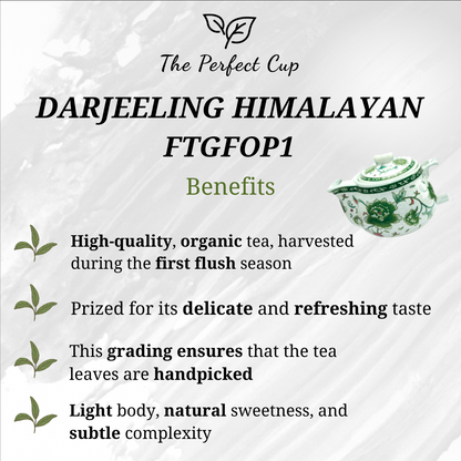 Darjeeling Himalayan FTGFOP1 Organic - Black Loose Leaf Tea