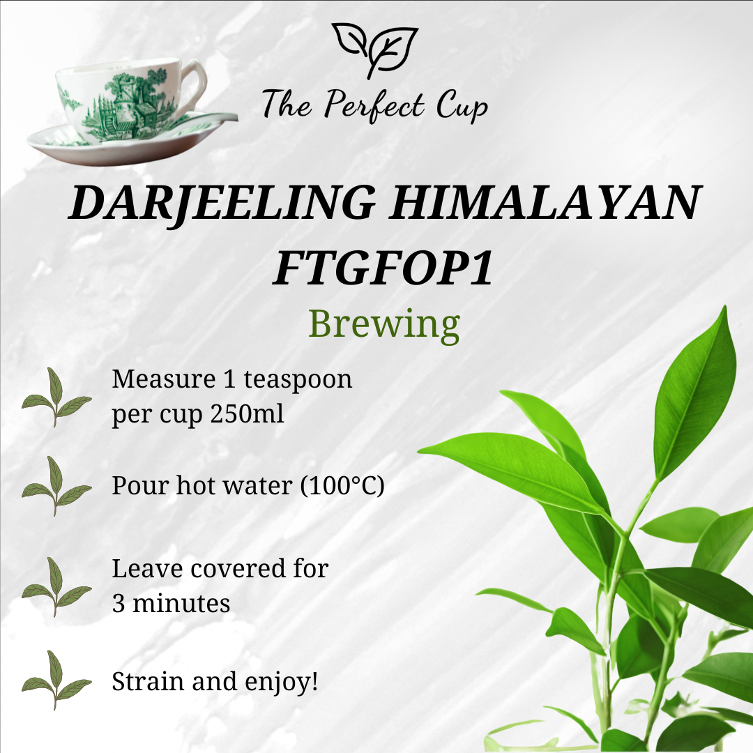 Darjeeling Himalayan FTGFOP1 Organic - Black Loose Leaf Tea