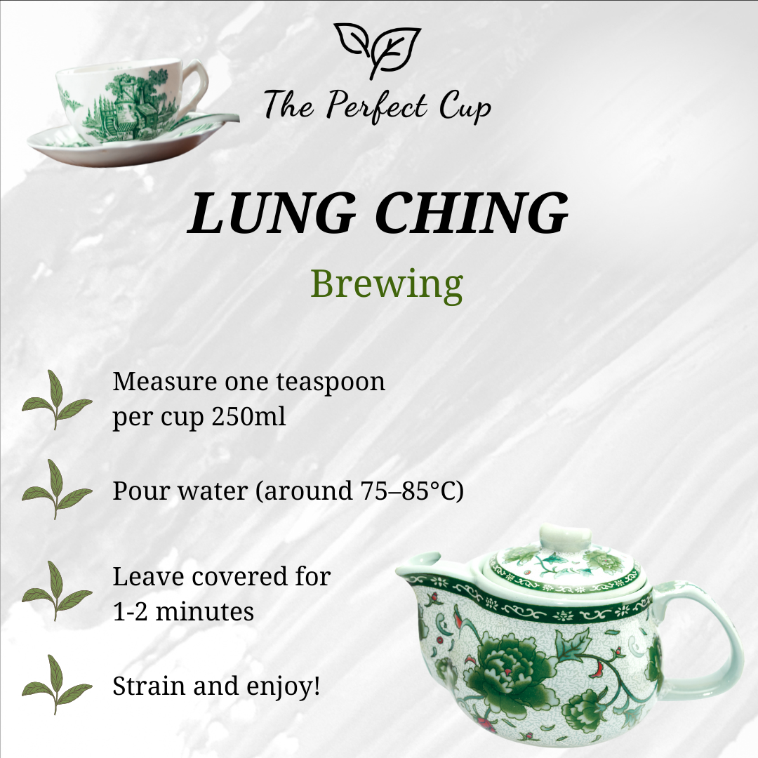 Lung Ching (Imperial Dragon Well Long Jing) - Premium Loose Leaf Green Tea