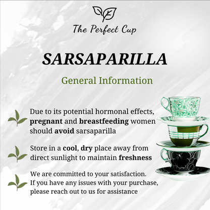 Sarsaparilla Root - Top Quality Herbal Tea