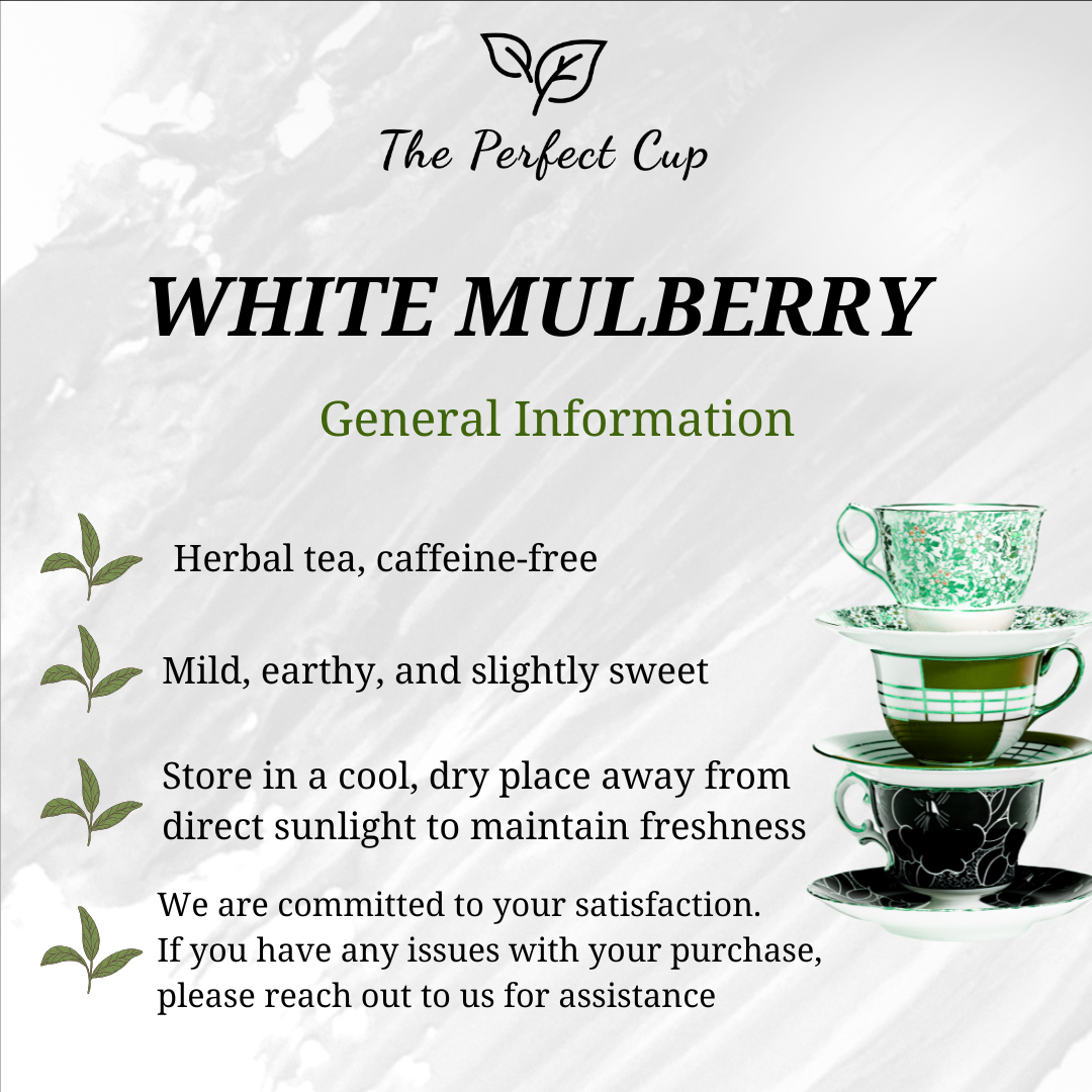 White Mulberry Leaf - Best Quality Loose Leaf Herbal Tea