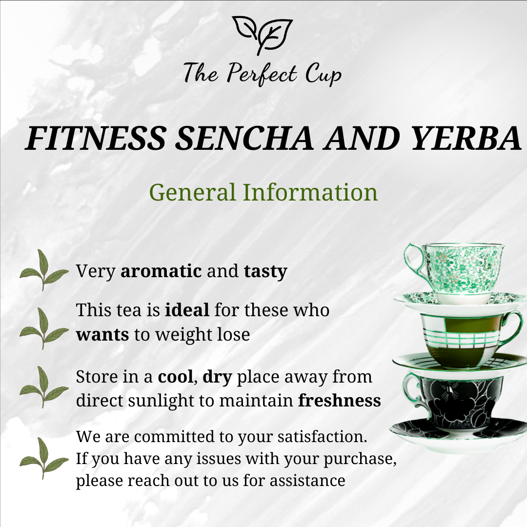 Fitness Sencha and Yerba - Green Loose Leaf Tea