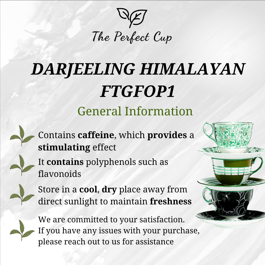 Darjeeling Himalayan FTGFOP1 Organic - Black Loose Leaf Tea