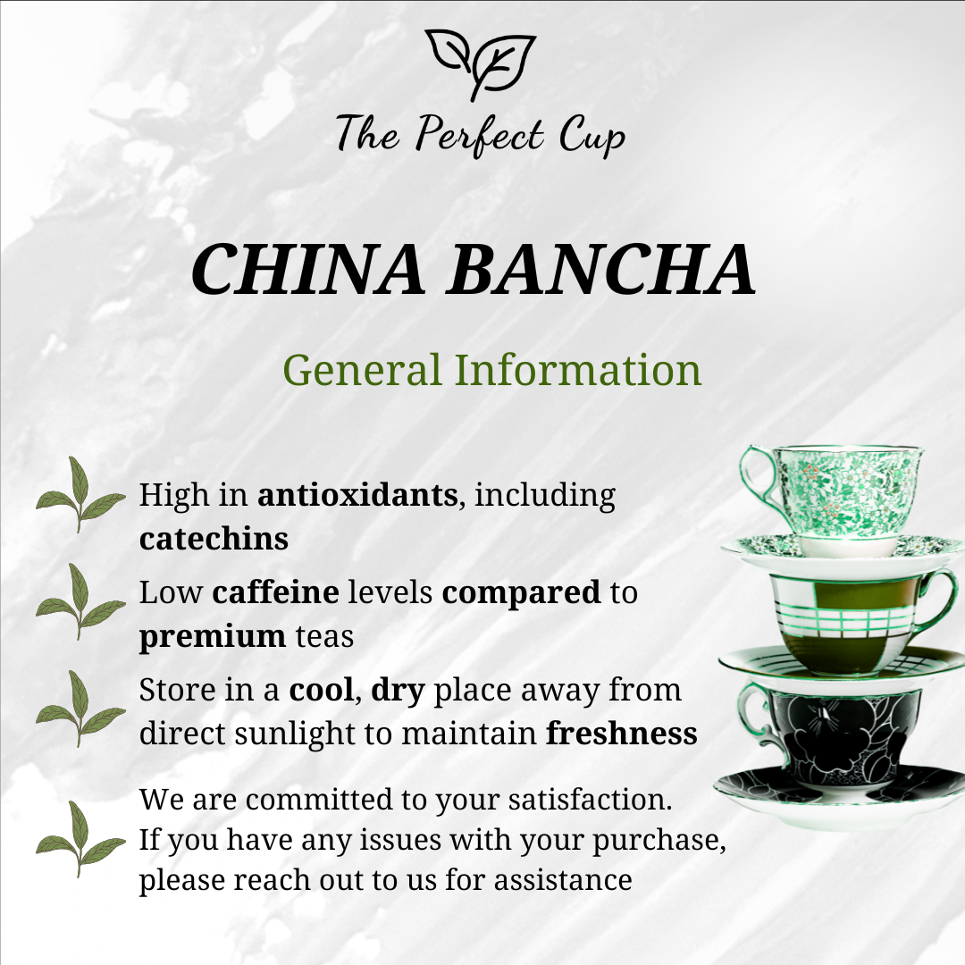 China Bancha Japan Style Organic - GreenLoose Leaf Tea