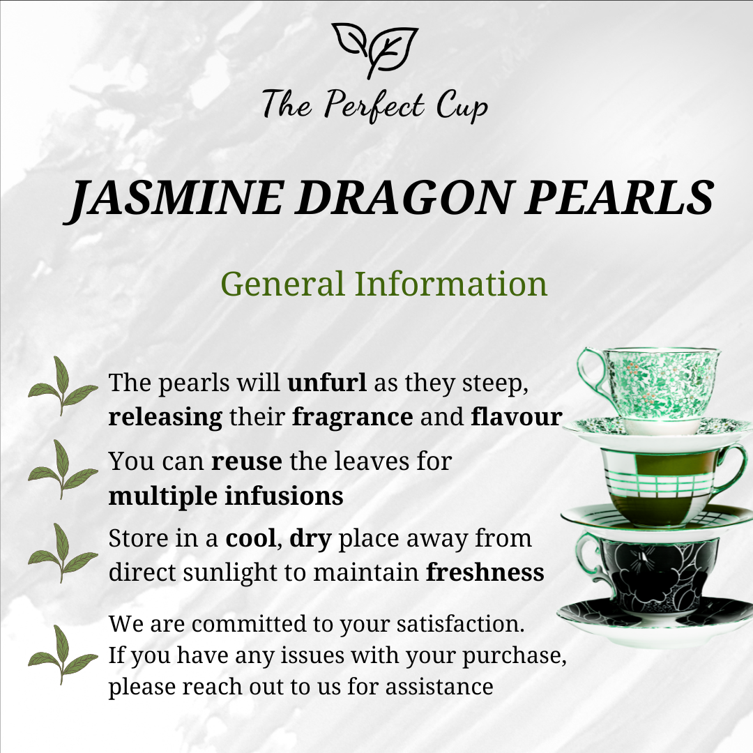 Jasmine Phoenix Eye Dragon Pearls - Chinese White Tea Yin Hao