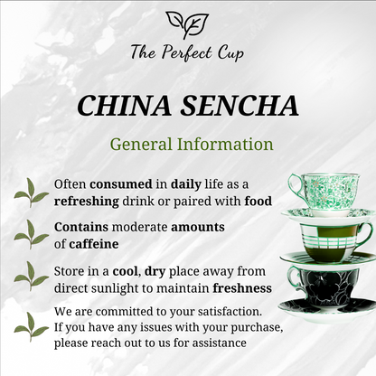 China Sencha Organic - Green Loose Leaf Tea