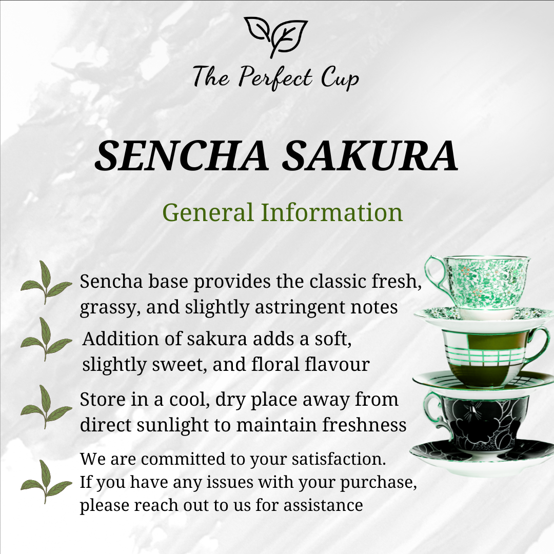 Sencha Sakura - Loose Leaf Green Tea