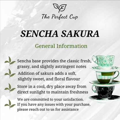 Sencha Sakura - Loose Leaf Green Tea