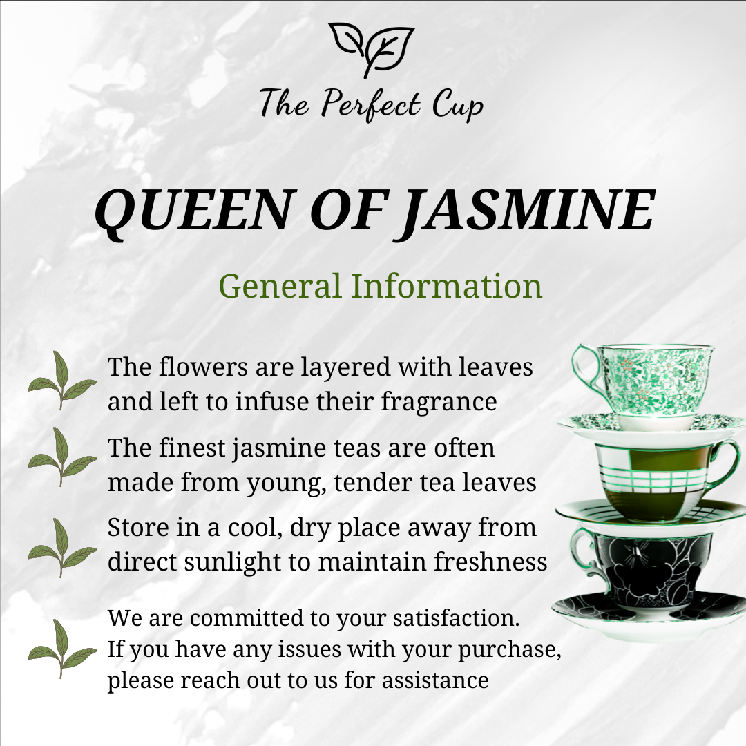 Queen of Jasmine - Premium Chinese Loose Leaf Green Tea