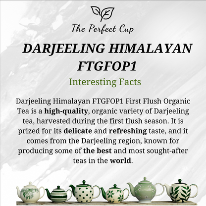 Darjeeling Himalayan FTGFOP1 Organic - Black Loose Leaf Tea