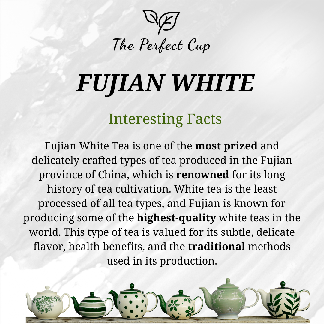 Fujian White - Premium White Loose Leaf Tea