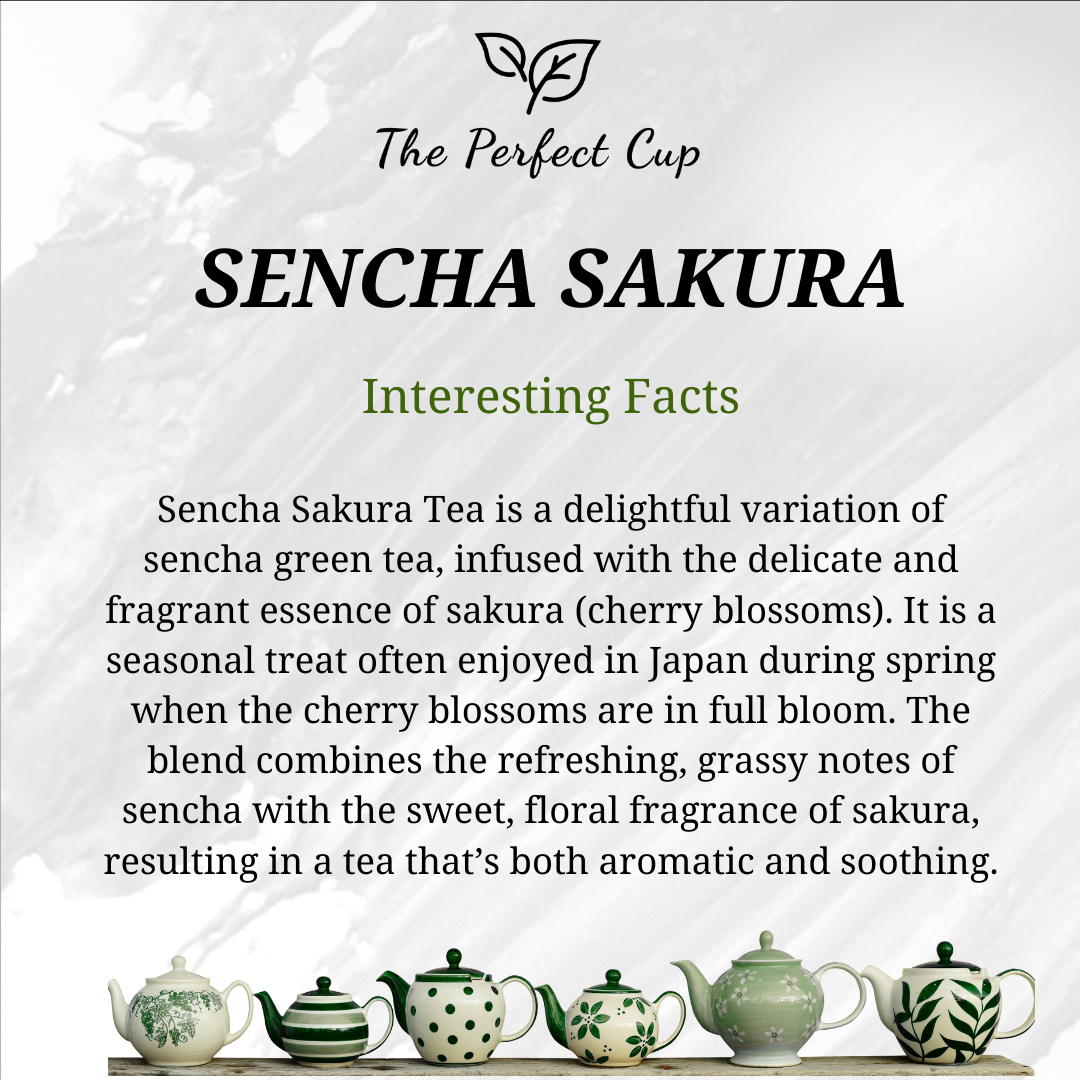 Sencha Sakura - Loose Leaf Green Tea