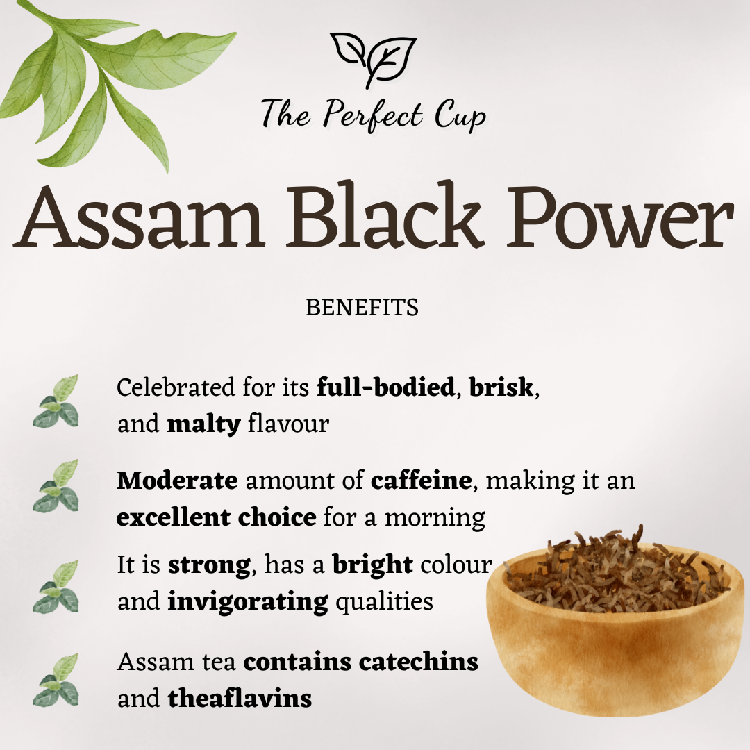 Assam Black Power - Black Loose Leaf Tea