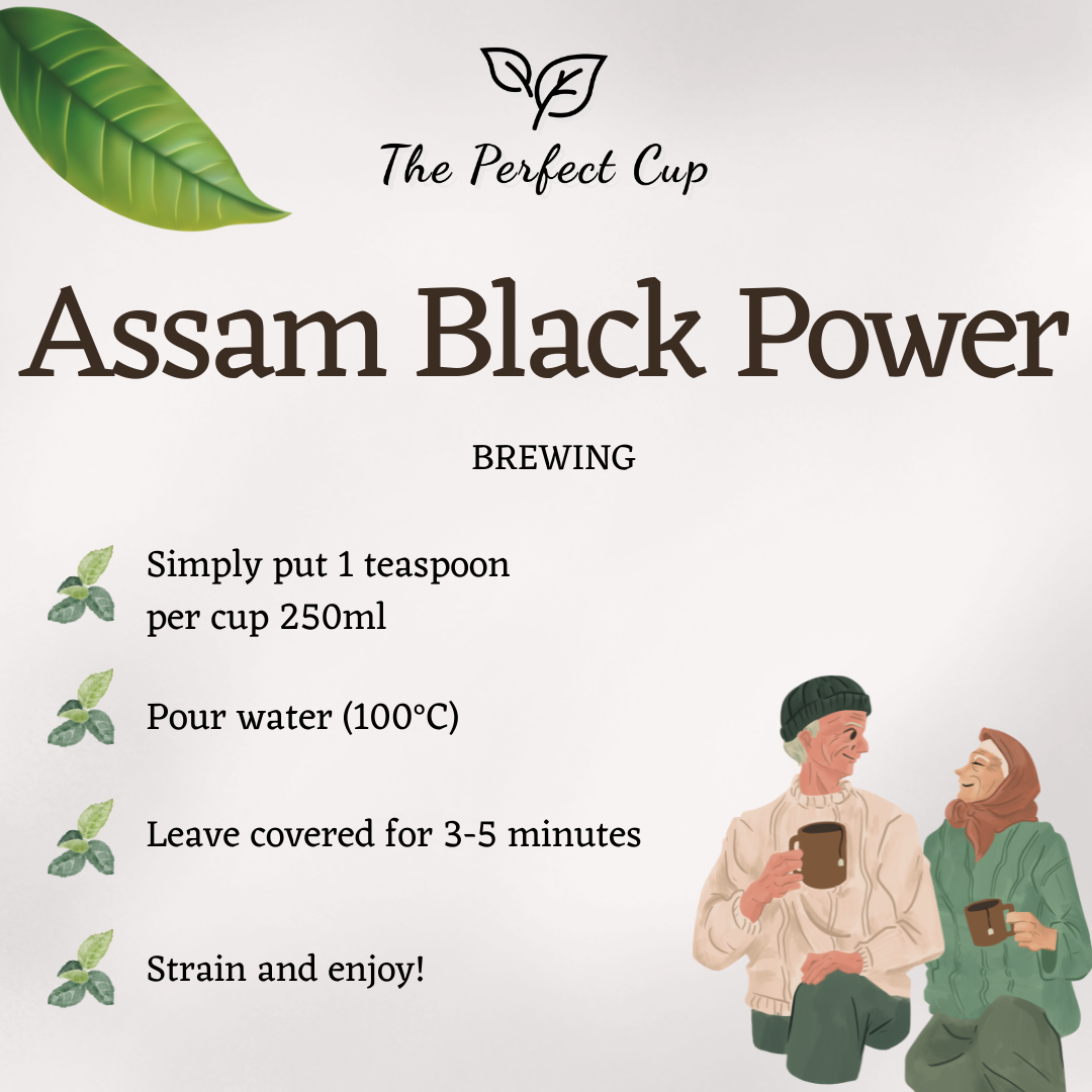 Assam Black Power - Black Loose Leaf Tea