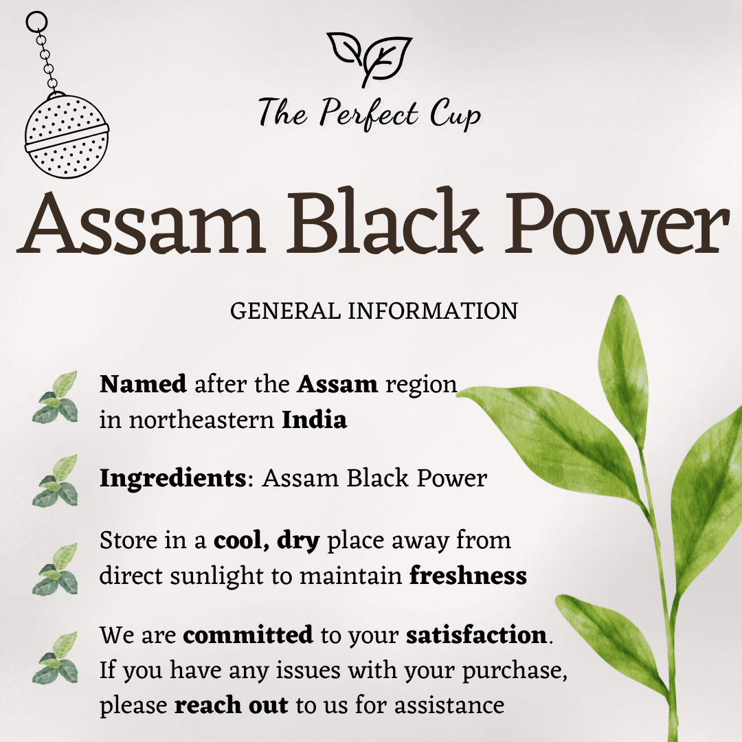 Assam Black Power - Black Loose Leaf Tea