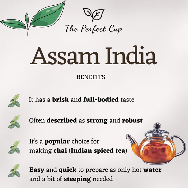 Assam India - Loose Leaf Black Tea – The Perfect Cup