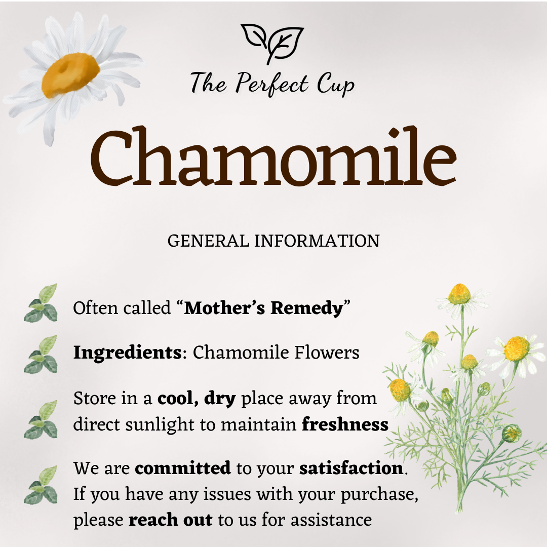 Chamomile Flowers - Loose Leaf Herbal Tea