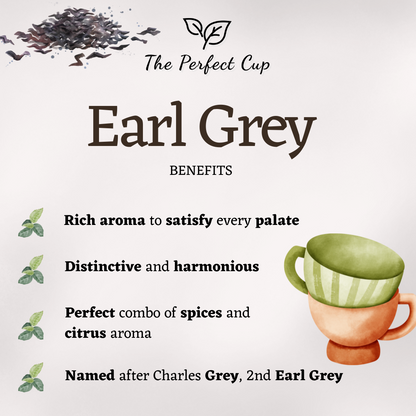 Earl Grey Black - Black Loose Leaf Tea