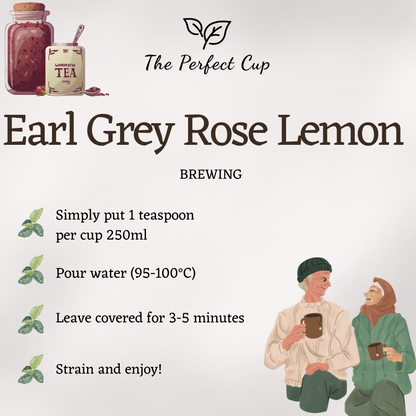 Earl Grey Rose and Lemon - Black Loose Leaf Tea