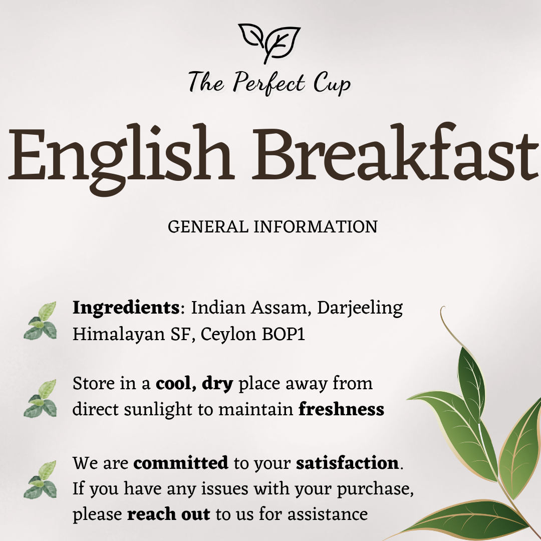 English Breakfast - Blend Of The Best Loose Leaf Black Teas