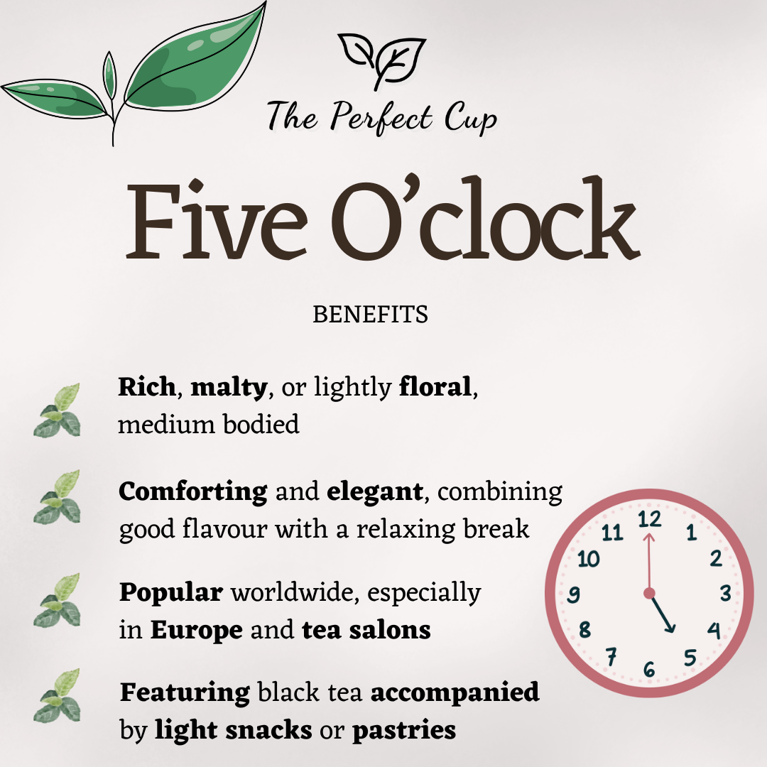 Five O'clock - Loose Leaf Black Tea Blend