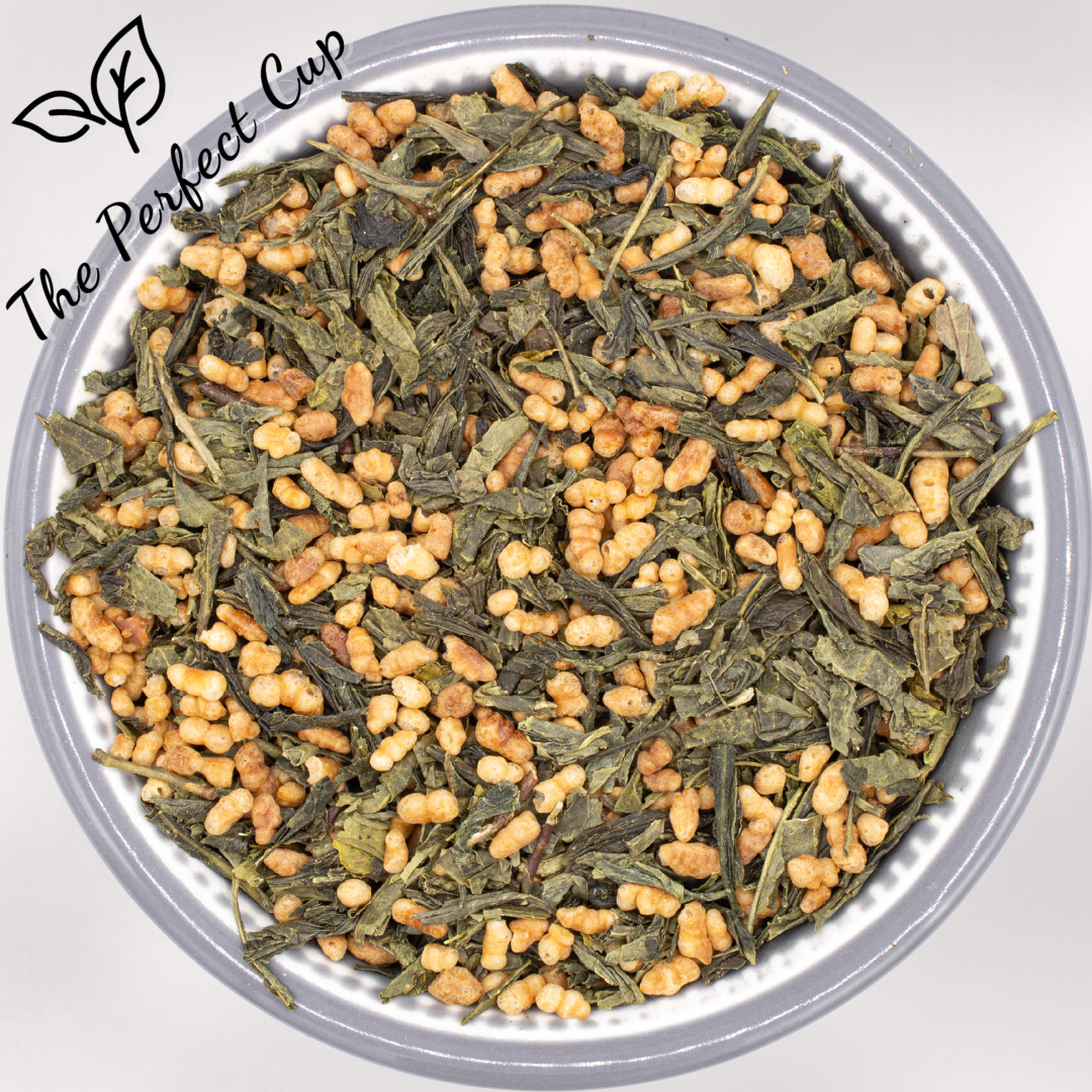 Genmaicha (Brown Rice) - Premium Sencha - Loose Leaf Green Tea