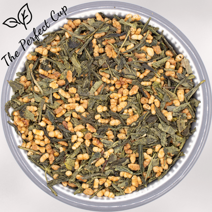 Genmaicha (Brown Rice) - Premium Sencha - Loose Leaf Green Tea