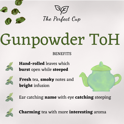 Gunpowder Temple of Hunan - Loose Leaf Green Tea