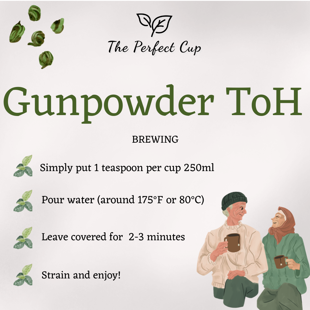 Gunpowder Temple of Hunan - Loose Leaf Green Tea