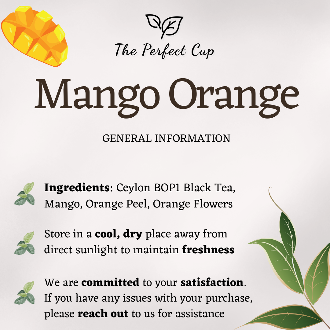 Mango Orange - Premium Loose Leaf Black Tea