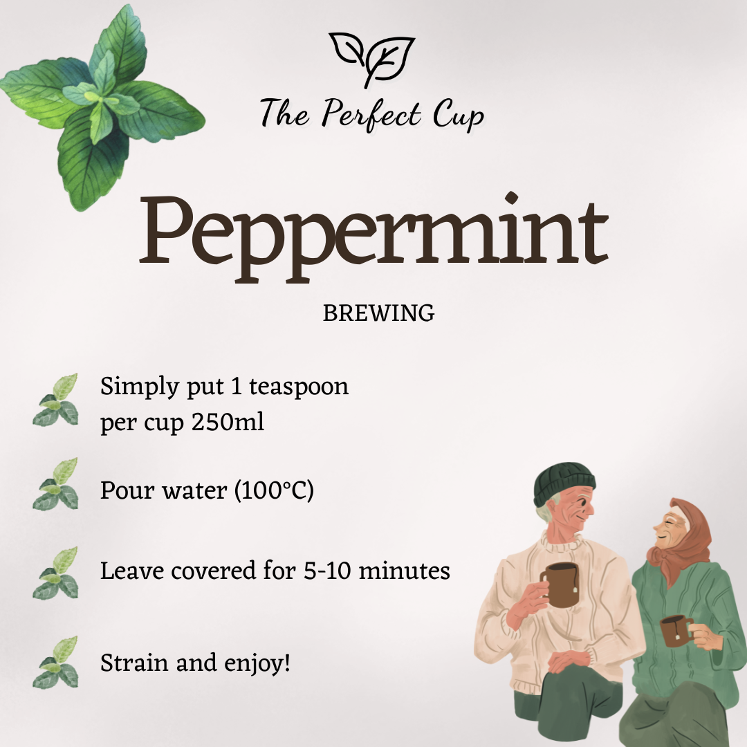 Peppermint - Loose Leaf Herbal Tea - The Highest Quality Mint Leaves