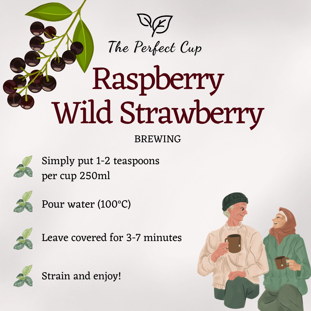 Raspberry Wild Strawberry - Loose Leaf Fruit Tea