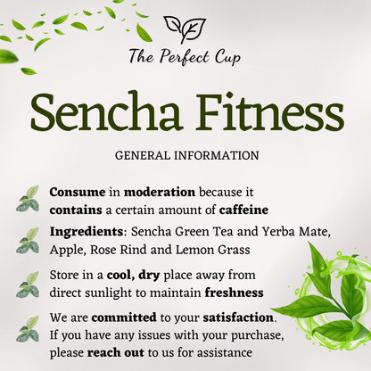 Fitness Sencha and Yerba - Loose Leaf Green Tea