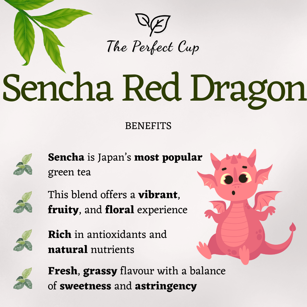 Sencha Red Dragon - Loose Leaf Green Tea