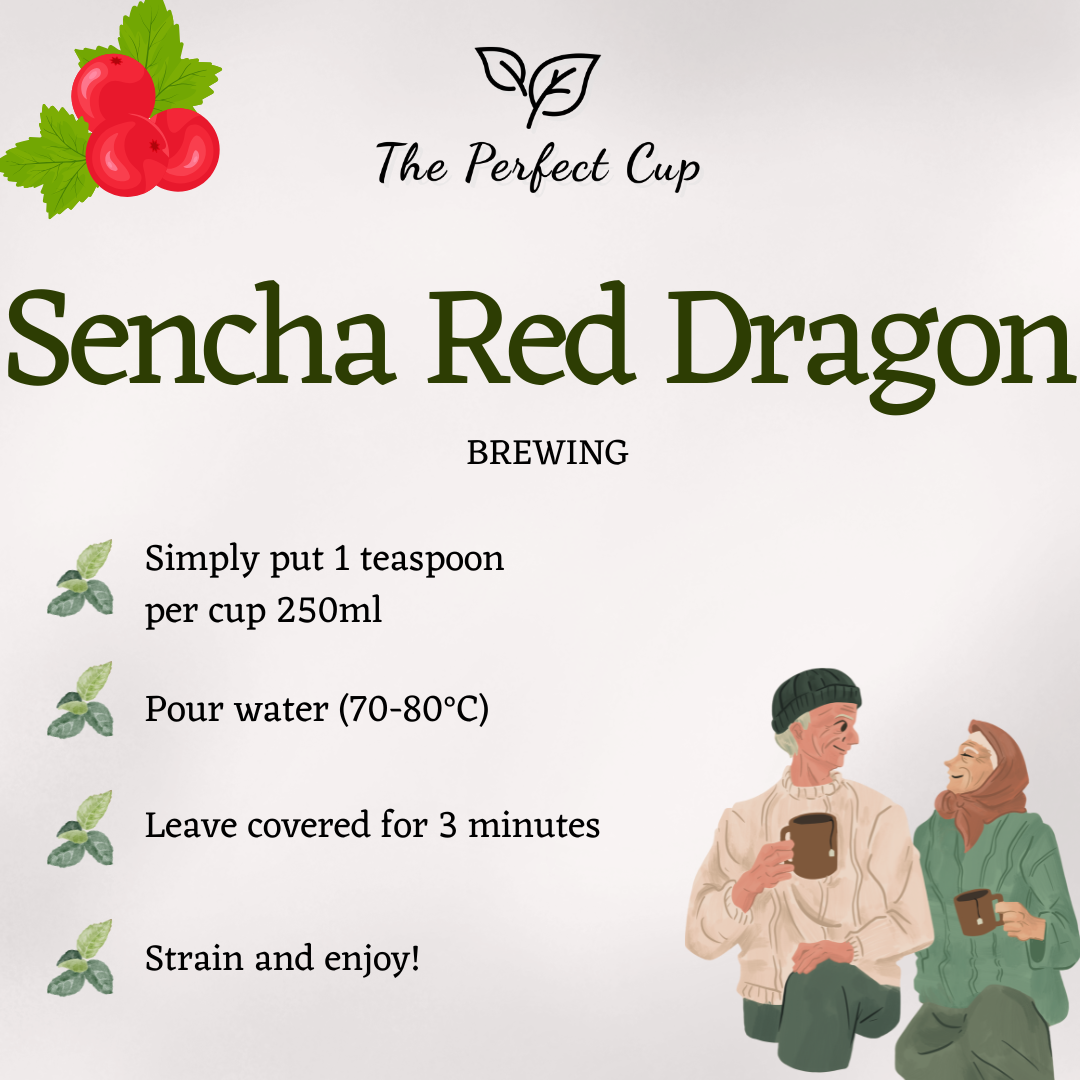 Sencha Red Dragon - Loose Leaf Green Tea