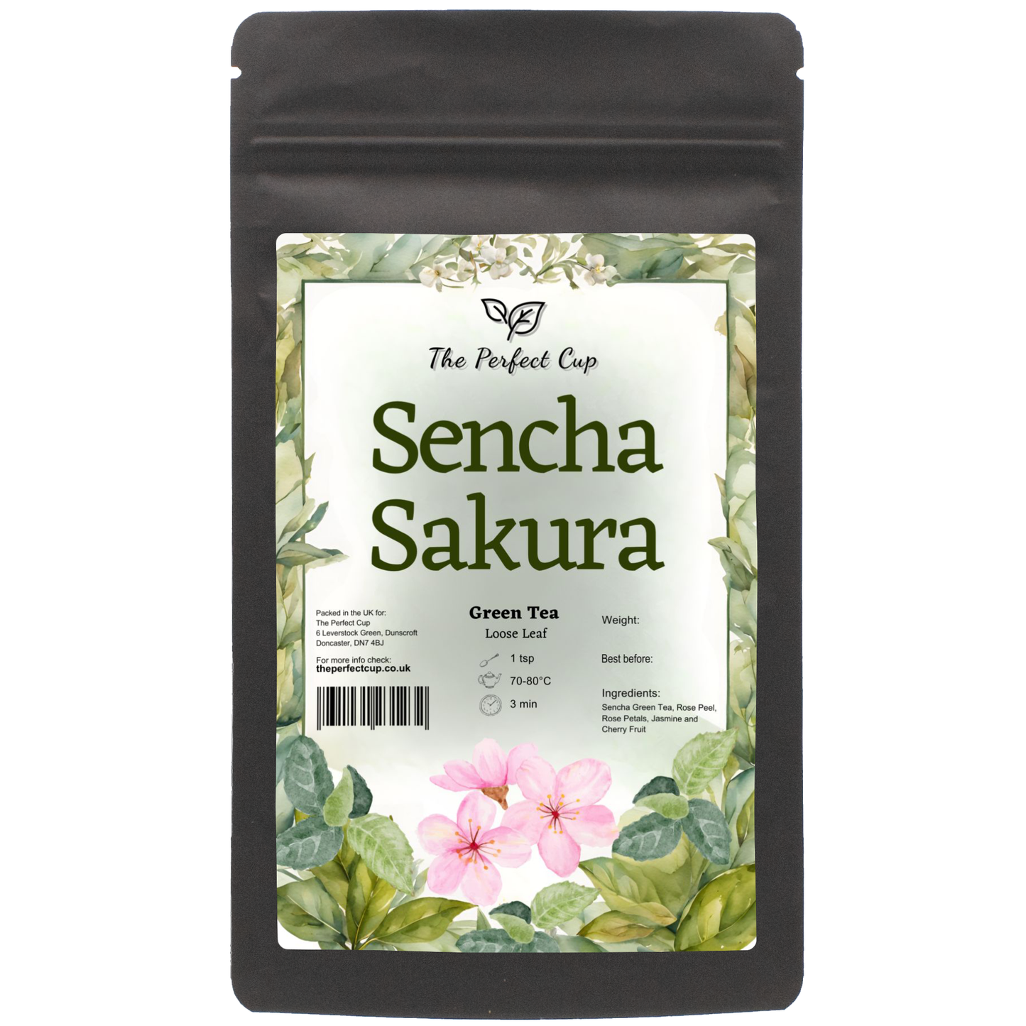 Sencha Sakura - Loose Leaf Green Tea
