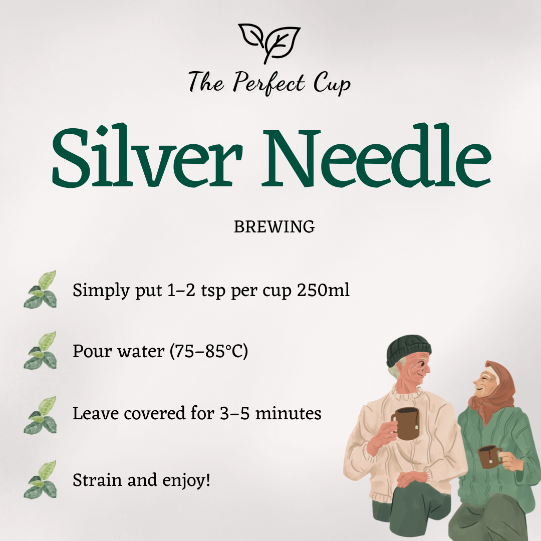 Silver Needle (Bai Hao Yin Zhen)- Premium Loose Leaf White Tea
