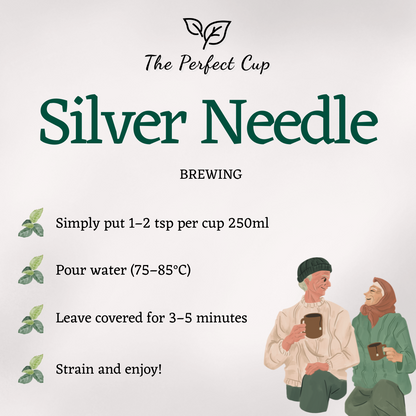 Silver Needle (Bai Hao Yin Zhen)- Premium Loose Leaf White Tea