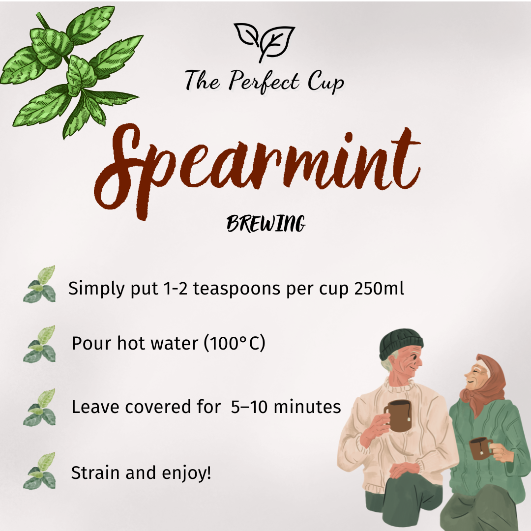 Spearmint - Herbal Tea - Fine Grade Mint Leaves